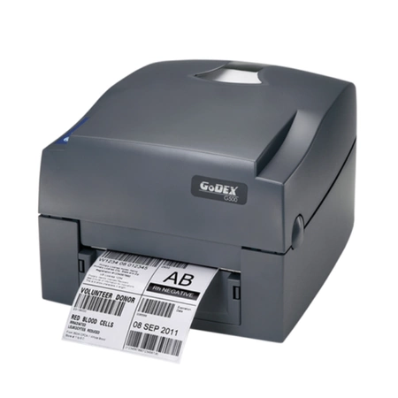 Drukarka etykiet Godex G530+ termotransferowa 300 dpi / do 105,7 mm / PC / Mac / USB / USB HOST / Ethernet / RS232
